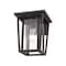 Z-Lite Seoul 1 Light Outdoor Wall Sconce, Oil Rubbed Bronze & Clear 571S-ORB - alternate 3